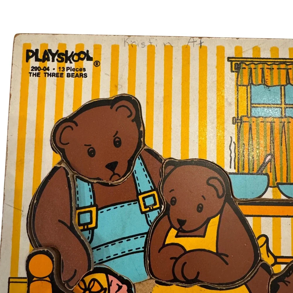 Playskool vintage wooden